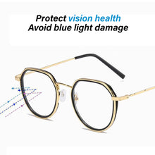 Load image into Gallery viewer, Fashion Anti Blue Light Glasses Polygonal Frame Flat Glasses Comfortable Transparent Glasses For Women

