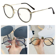 Load image into Gallery viewer, Fashion Anti Blue Light Glasses Polygonal Frame Flat Glasses Comfortable Transparent Glasses For Women
