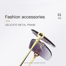 Load image into Gallery viewer, Fashion Frameless Sunglasses UV Protection Sunglasses Simple Personality Sunglasses Outdoor Glasses For Women
