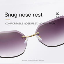 Load image into Gallery viewer, Fashion Frameless Sunglasses UV Protection Sunglasses Simple Personality Sunglasses Outdoor Glasses For Women
