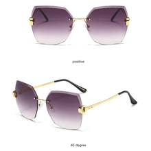 Load image into Gallery viewer, Fashion Frameless Sunglasses UV Protection Sunglasses Simple Personality Sunglasses Outdoor Glasses For Women
