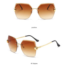 Load image into Gallery viewer, Fashion Frameless Sunglasses UV Protection Sunglasses Simple Personality Sunglasses Outdoor Glasses For Women
