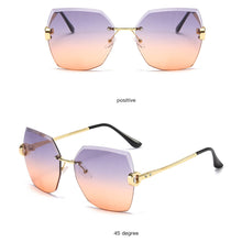Load image into Gallery viewer, Fashion Frameless Sunglasses UV Protection Sunglasses Simple Personality Sunglasses Outdoor Glasses For Women
