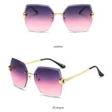 Load image into Gallery viewer, Fashion Frameless Sunglasses UV Protection Sunglasses Simple Personality Sunglasses Outdoor Glasses For Women
