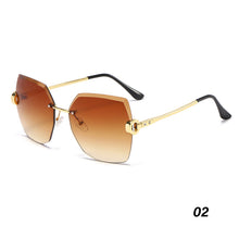 Load image into Gallery viewer, Fashion Frameless Sunglasses UV Protection Sunglasses Simple Personality Sunglasses Outdoor Glasses For Women
