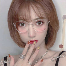 Load image into Gallery viewer, Polygonal Frame Anti Blue Light Glasses Lightweight Flat Glasses Fashion Comfortable Transparent Glasses
