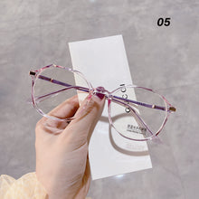 Load image into Gallery viewer, Polygonal Frame Anti Blue Light Glasses Lightweight Flat Glasses Fashion Comfortable Transparent Glasses
