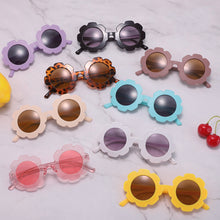 Load image into Gallery viewer, Kids Sunglasses Cute Sunflower Round Frame Frosted Frame Kids Sunglasses Fashionable Colorful Sunglasses For Boys Girls
