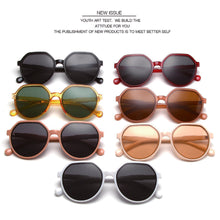 Load image into Gallery viewer, Fashion Simple Candy Color Sunglasses Personality Round Frame Sunglasses Outdoor UV Protection Sunglasses
