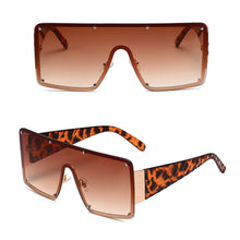 Load image into Gallery viewer, Fashion Large Frame One Piece Sunglasses Square Frameless Sunglasses Personality Outdoor UV Protection Sunglasses
