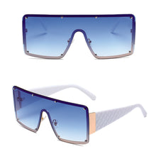 Load image into Gallery viewer, Fashion Large Frame One Piece Sunglasses Square Frameless Sunglasses Personality Outdoor UV Protection Sunglasses
