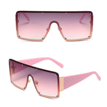 Load image into Gallery viewer, Fashion Large Frame One Piece Sunglasses Square Frameless Sunglasses Personality Outdoor UV Protection Sunglasses
