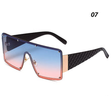 Load image into Gallery viewer, Fashion Large Frame One Piece Sunglasses Square Frameless Sunglasses Personality Outdoor UV Protection Sunglasses
