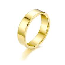 Load image into Gallery viewer, 6mm Simple Titanium Thin Ring Fashion Stainless Steel Ring Casual Finger Jewelry Smooth Couple Ring Classic Love Women Men Birthday gifts
