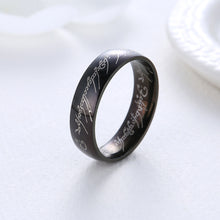 Load image into Gallery viewer, 6mm Titanium Ring Fashion Stainless Steel Ring Casual Finger Jewelry Smooth Couple Ring Classic Love Women Men Birthday gifts
