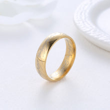 Load image into Gallery viewer, 6mm Titanium Ring Fashion Stainless Steel Ring Casual Finger Jewelry Smooth Couple Ring Classic Love Women Men Birthday gifts
