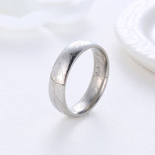 Load image into Gallery viewer, 6mm Titanium Ring Fashion Stainless Steel Ring Casual Finger Jewelry Smooth Couple Ring Classic Love Women Men Birthday gifts
