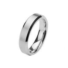 Load image into Gallery viewer, 6/8mm Simple Design Titanium Stainless Steel Ring Casual Finger Jewelry Smooth Lover Couple Ring for Women Men Wedding Bands
