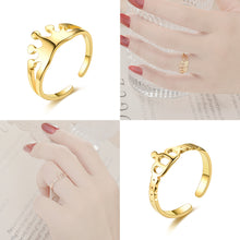 Load image into Gallery viewer, Adjustable Ring Titanium Steel Rings Fashion Casual Finger Jewelry Smooth Couple Ring Classic Love for Women Men Birthday Gifts Wedding Band

