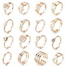 Load image into Gallery viewer, Adjustable Ring Titanium Steel Rings Fashion Casual Finger Jewelry Smooth Couple Ring Classic Love for Women Men Birthday Gifts Wedding Band

