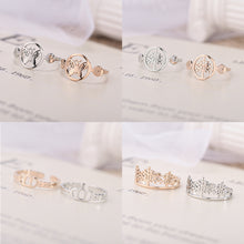 Load image into Gallery viewer, Adjustable Ring Titanium Steel Rings Fashion Casual Finger Jewelry Smooth Couple Ring Classic Love for Women Men Birthday Gifts Wedding Band
