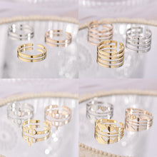 Load image into Gallery viewer, Adjustable Ring Titanium Steel Rings Fashion Casual Finger Jewelry Smooth Couple Ring Classic Love for Women Men Birthday Gifts Wedding Band
