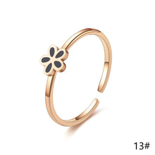 Load image into Gallery viewer, Adjustable Ring Titanium Steel Rings Fashion Casual Finger Jewelry Smooth Couple Ring Classic Love for Women Men Birthday Gifts Wedding Band
