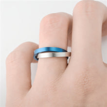 Load image into Gallery viewer, Rotating Titanium Stainless Steel Ring Anxiety Fidget Rings Spinner Finger Ring Anti Stress Ring Women Men Punk Rock Gift
