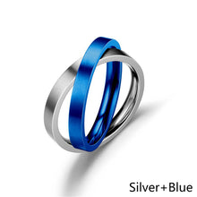 Load image into Gallery viewer, Rotating Titanium Stainless Steel Ring Anxiety Fidget Rings Spinner Finger Ring Anti Stress Ring Women Men Punk Rock Gift
