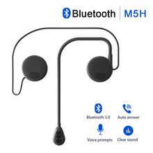 Load image into Gallery viewer, Moto Helmet Headset Bluetooth 5.0 Ultra-Thin Motorcycle Earphones Wireless Speaker Headphone Handsfree Call Music Play
