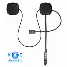 Load image into Gallery viewer, Bluetooth 5.0 Headset for Helmet Motorcycle Headphones Handsfree Moto Motor Bike Motorbike Wireless Intercom Earphone
