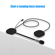 Load image into Gallery viewer, Bluetooth 5.0 Headset for Helmet Motorcycle Headphones Handsfree Moto Motor Bike Motorbike Wireless Intercom Earphone
