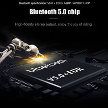 Load image into Gallery viewer, Bluetooth 5.0 Headset for Helmet Motorcycle Headphones Handsfree Moto Motor Bike Motorbike Wireless Intercom Earphone
