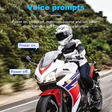 Load image into Gallery viewer, Bluetooth 5.0 Headset for Helmet Motorcycle Headphones Handsfree Moto Motor Bike Motorbike Wireless Intercom Earphone
