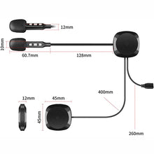 Load image into Gallery viewer, Bluetooth 5.0 Headset for Helmet Motorcycle Headphones Handsfree Moto Motor Bike Motorbike Wireless Intercom Earphone
