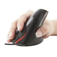Load image into Gallery viewer, Ergonomic Design USB Vertical Optical Mouse Wrist Healing For Computer PC Laptop
