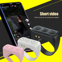 Load image into Gallery viewer, Mobile Phone Bluetooth Tiktok Remote Control Ring Fingertip Flipping Video Controller

