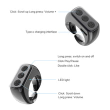 Load image into Gallery viewer, Mobile phone Bluetooth tiktok remote control camera recording video Kwai quick hand small page artifact charging Frondroid Apple
