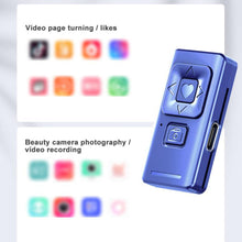 Load image into Gallery viewer, Rechargeable Bluetooth-compatible Wireless Controller Self-Timer Remote Control Camera Stick Shutter Release For Phone Selfie
