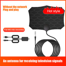 Load image into Gallery viewer, TV Aerial Indoor Amplified Digital HDTV Antenna 800 Miles 4K 1080P For DVB-T For Freeview TV for Life Local Channels
