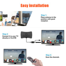 Load image into Gallery viewer, TV Digital Antena HDTV 4k Interior Indoor High Signal Amplified Booster Satellite Receiver Signal Miles Aerial
