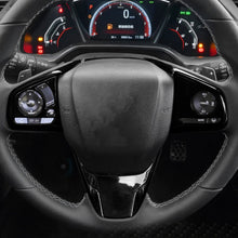 Load image into Gallery viewer, 6Pcs Carbon Fiber Steering Wheel Frame Stickers For Honda Civic Modification Complete Interior Accessories Styling
