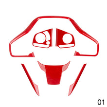 Load image into Gallery viewer, 6Pcs Carbon Fiber Steering Wheel Frame Stickers For Honda Civic Modification Complete Interior Accessories Styling
