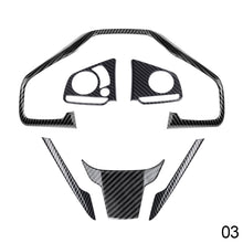 Load image into Gallery viewer, 6Pcs Carbon Fiber Steering Wheel Frame Stickers For Honda Civic Modification Complete Interior Accessories Styling
