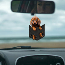 Load image into Gallery viewer, Cute Car Rear View Mirror Backpack Pendant Key Chain Animal Pendant Dog Hanging Ornament Accessories
