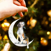 Load image into Gallery viewer, Car Rearview Mirror Pendant Dog Pendant Sitting On The Moon Hanging Ornament Keychain Pendant Decor
