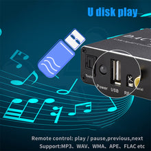 Load image into Gallery viewer, Audio DAC Decoder Adapter Bluetooth 5.0 Receiver Amp U-disk Player KTV microphone Adapter Optical Coaxial To Analog Converter
