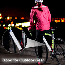 Load image into Gallery viewer, 42Pcs Bicycle Body Reflective Stickers Fluorescent Motorcycle MTB Bike Helmet Wheel Rim Night Safty Warning Reflector Film Decal
