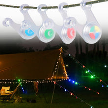 Load image into Gallery viewer, 5Pcs Waterproof LED Tent String Rope Guard Hanging Lights Mini Flashlight Outdoor Camping Warning Safety Lamp Random Color
