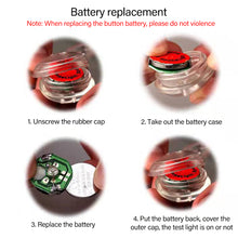 Load image into Gallery viewer, 5Pcs Waterproof LED Tent String Rope Guard Hanging Lights Mini Flashlight Outdoor Camping Warning Safety Lamp Random Color
